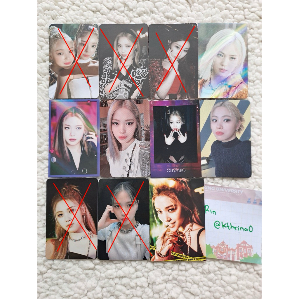 Pc Photocard Pob Benefit Itzy Ryujin Not Shy Guess Who Mitm Mafia In The Morning Wd Withdrama Wf Wit