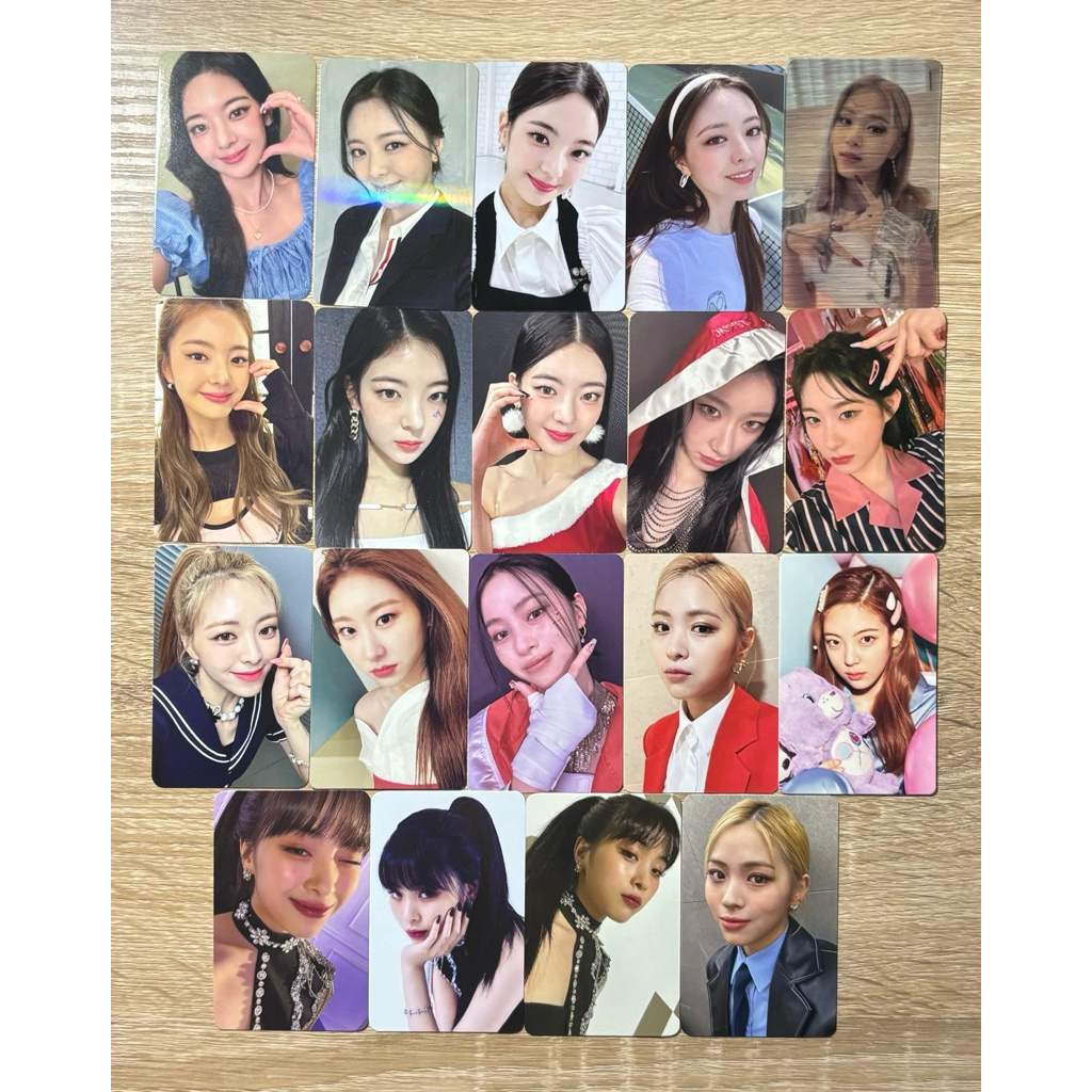 pc photocard itzy ryujin lia chaeryeong yuna trading card wonder world checkmate guess who soundwave