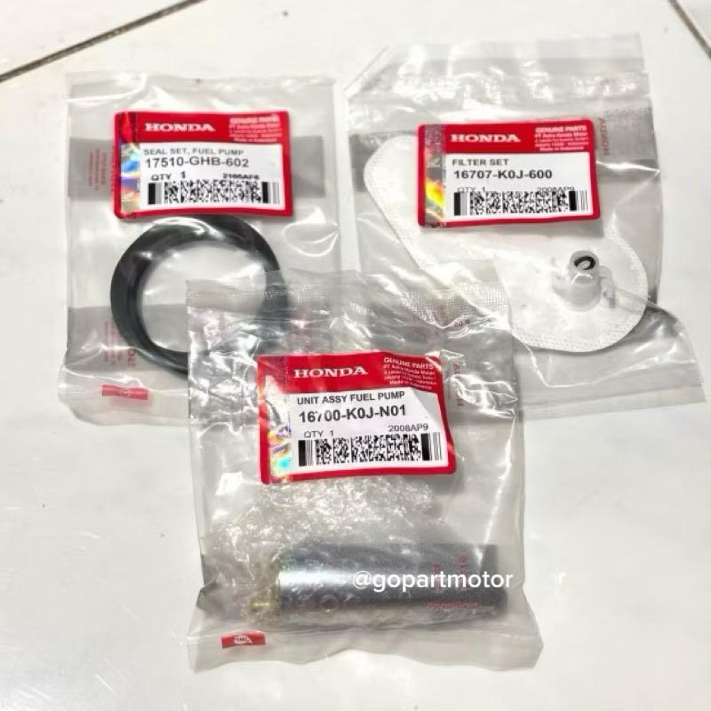Paket Rotak KOJ + Filter Fuel Pump KOJ+Oring Fuel Pump Genio Beat New Street Scoopy