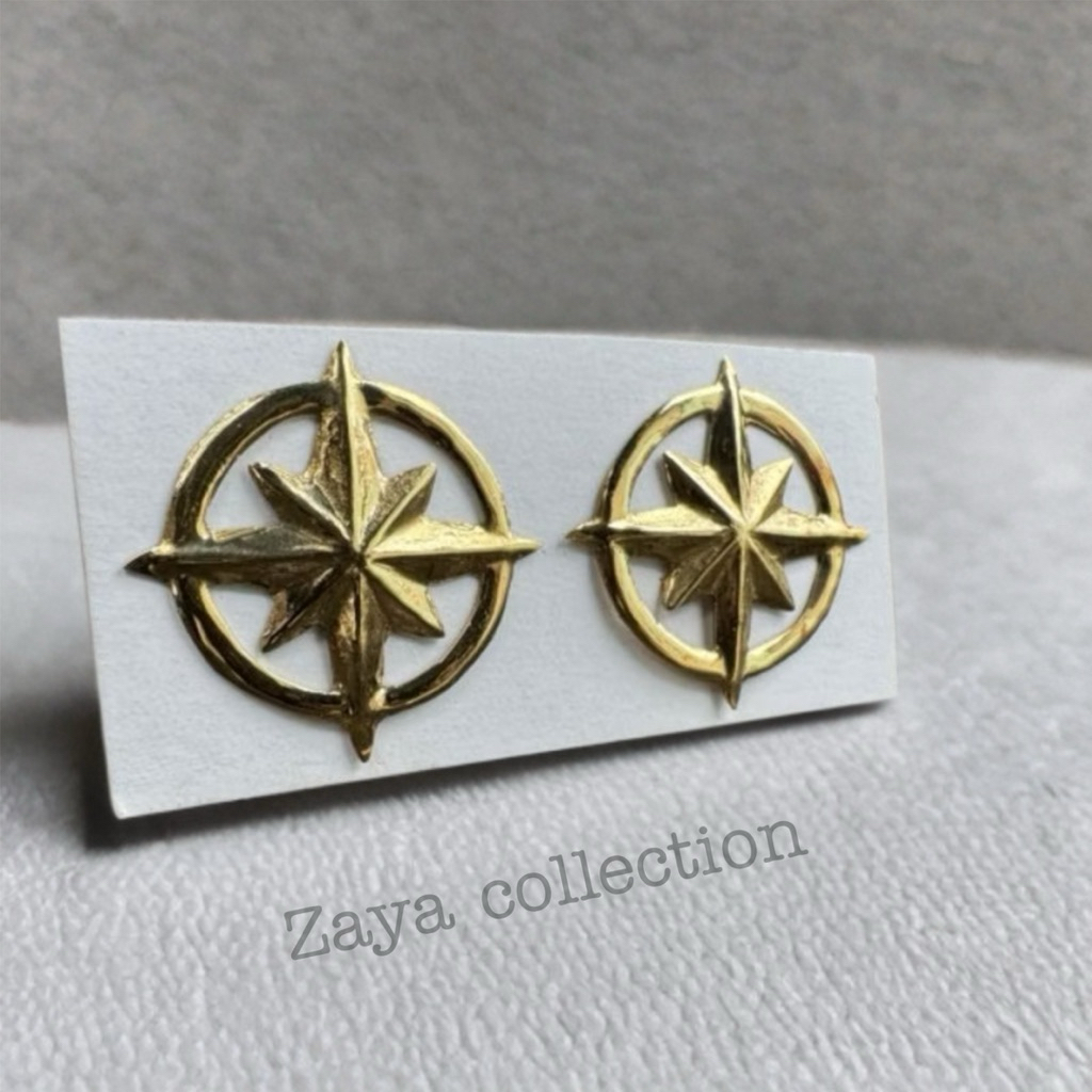 Pin Kerah Monogram Bintang Maritim murah