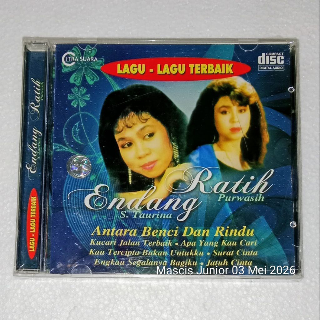 CD Endang S. Taurina dan Ratih Purwasih - Lagu Lagu Terbaik