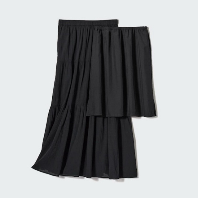 Rok Uniqlo Umpak Crinkle
