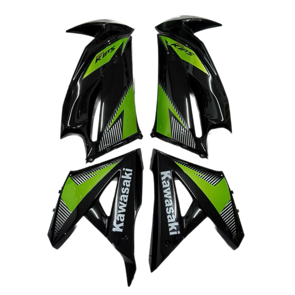 Body Kawasaki Ninja RR 2014 ORIGINAL Hijau Fairing Sayap Ninja RR Set Samping
