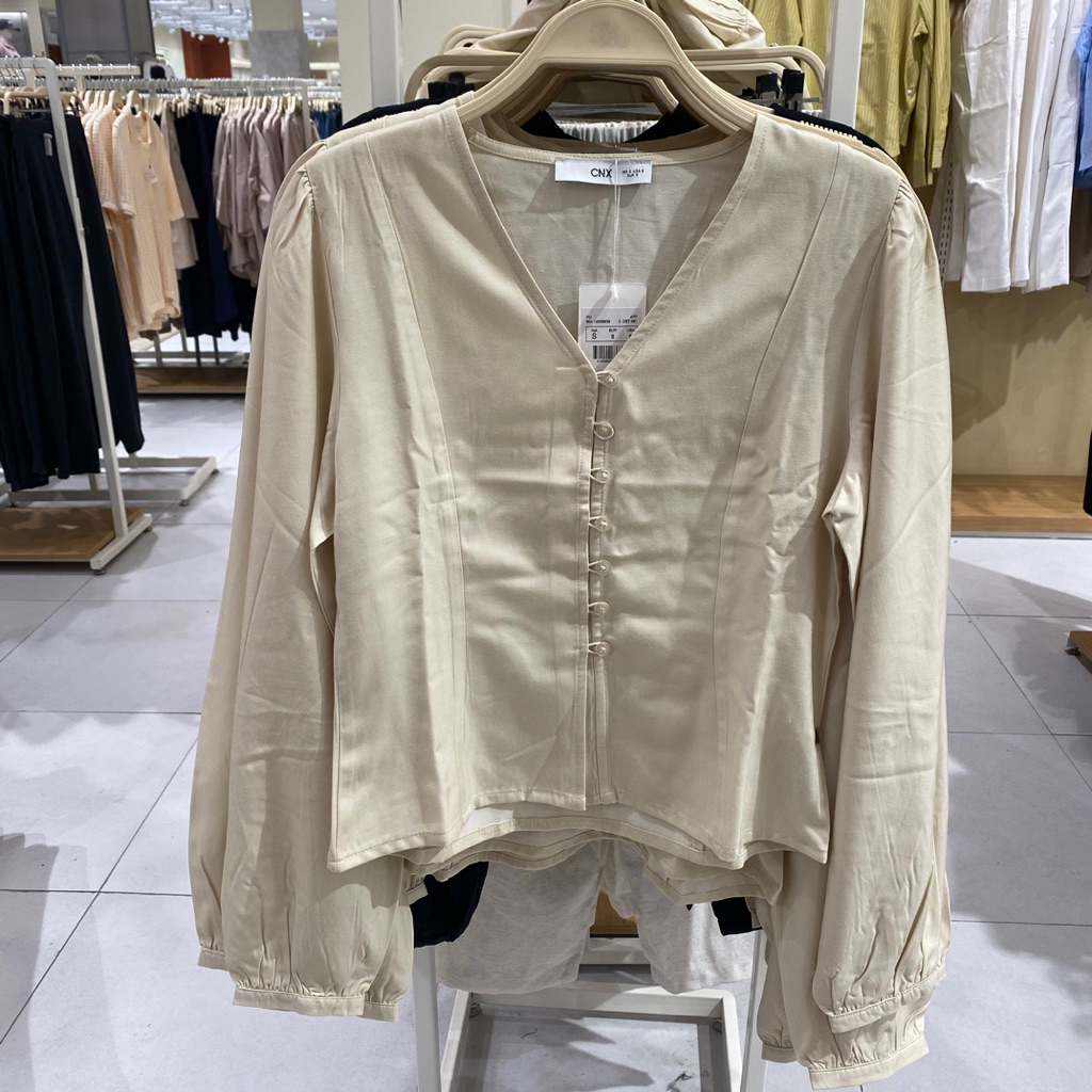 CONNEXION BLOUSE KEMEJA WANITA LENGAN PANJANG BUAT SANTAI