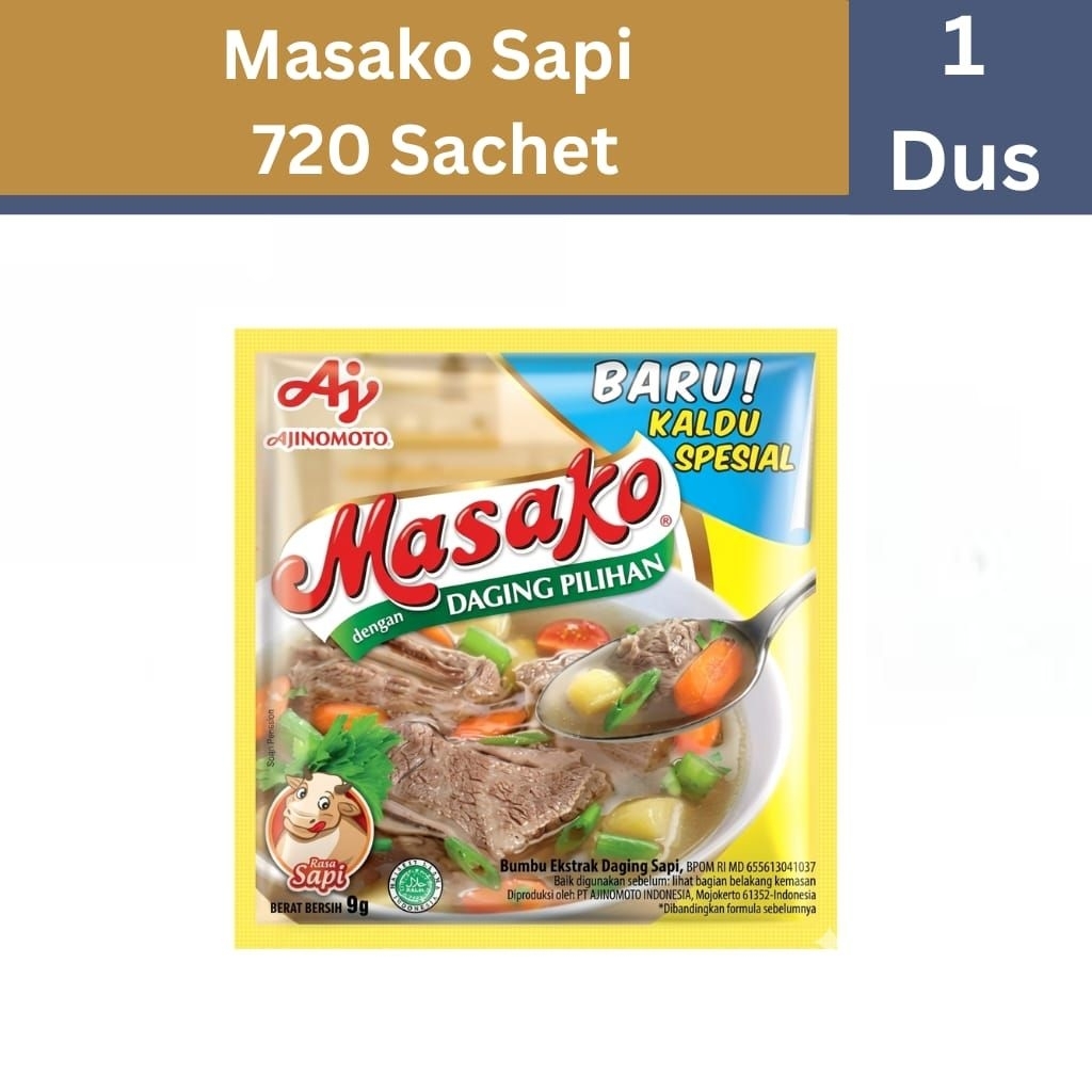 Masako Rasa Sapi 1 Dus Isi 720 Pcs