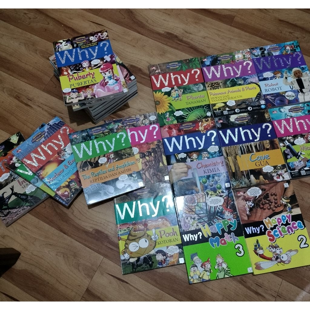 BUKU ANAK WHY | Why Comic Books (preloved/segel)