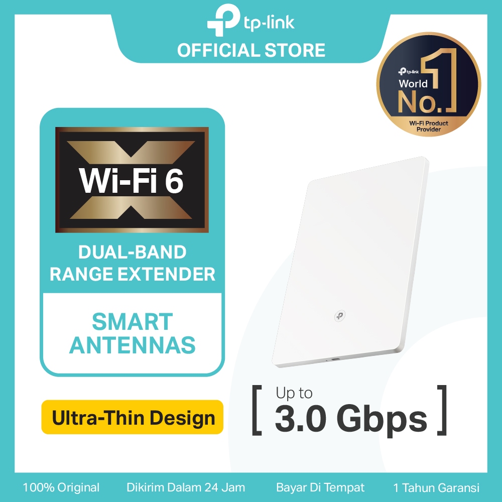 TP-Link Archer Air E5 AX3000 Dual-Band Gigabit Wireless Wi-Fi 6 Air Range Extender Router Ultra-thin