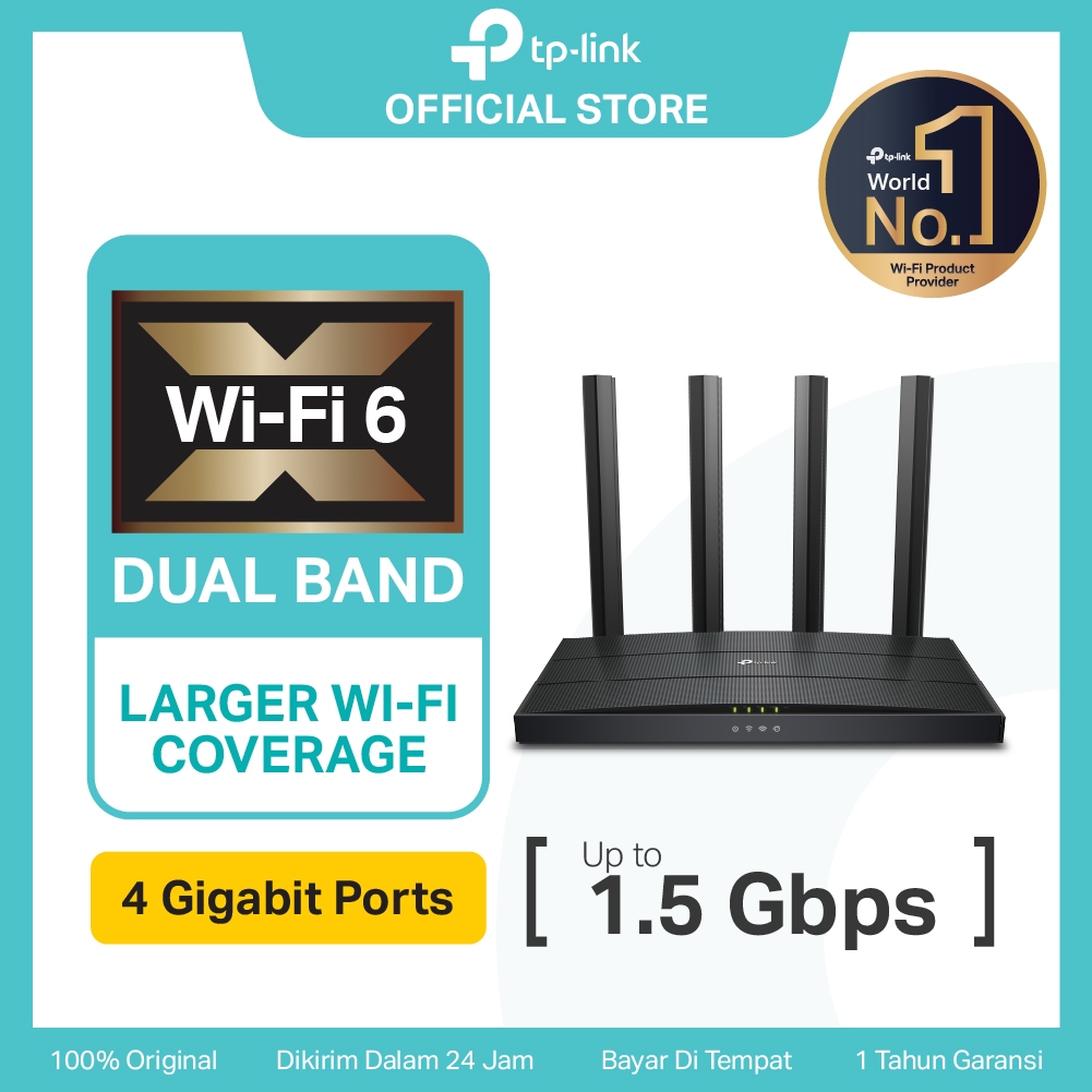 TP-Link Archer AX12 | AX1500 WiFi 6 Router | Dual Band | Gigabit | Mesh | Wireless Access Point