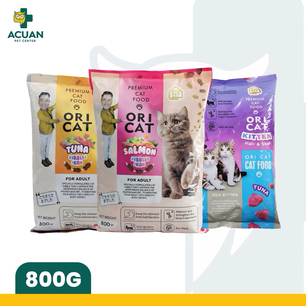 ORI CAT premium cat food makanan kering 800gr dry food ori cat