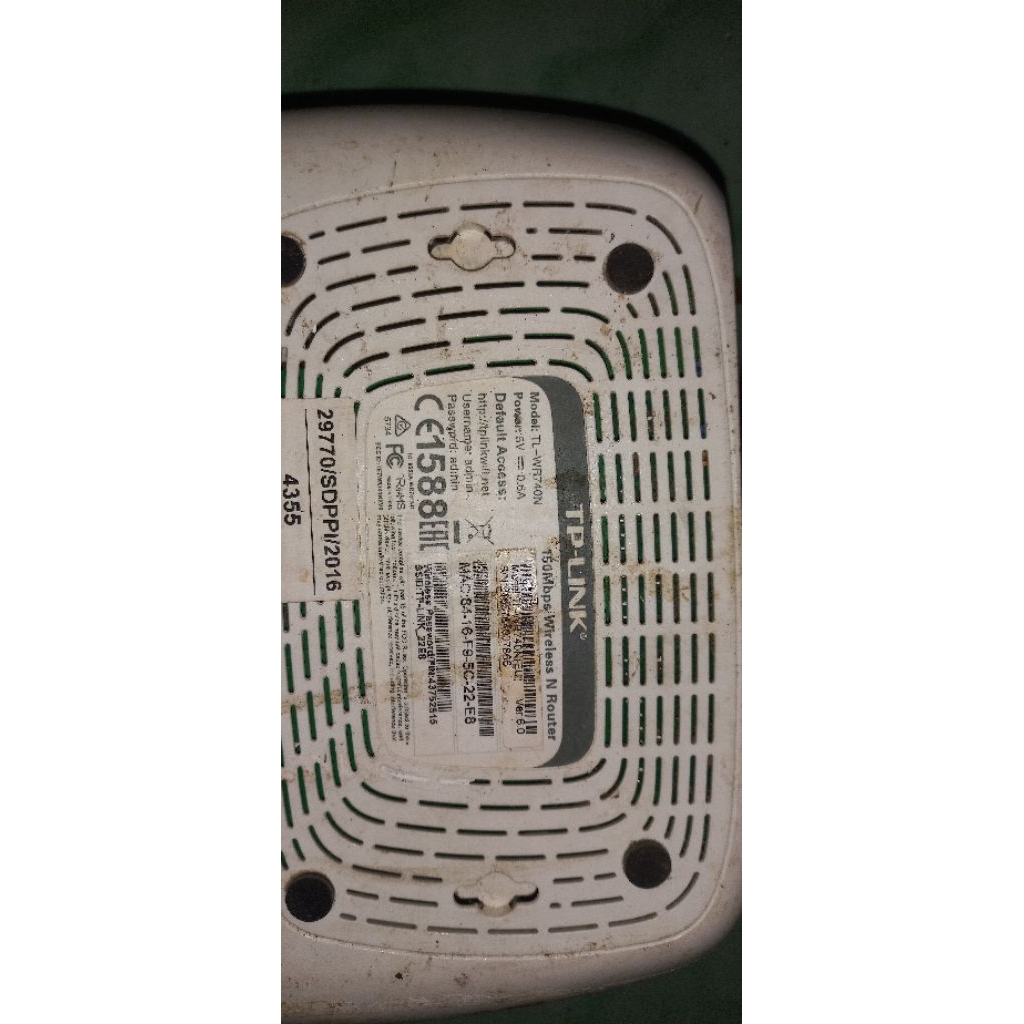 router tp link bekas bahan leburan
