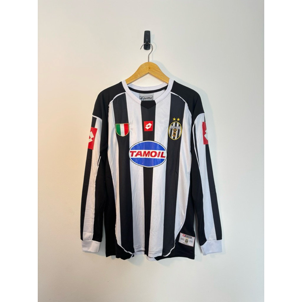 Jersey Long Sleeve Juventus Home 2002–2003 Nedved 11 – Size M