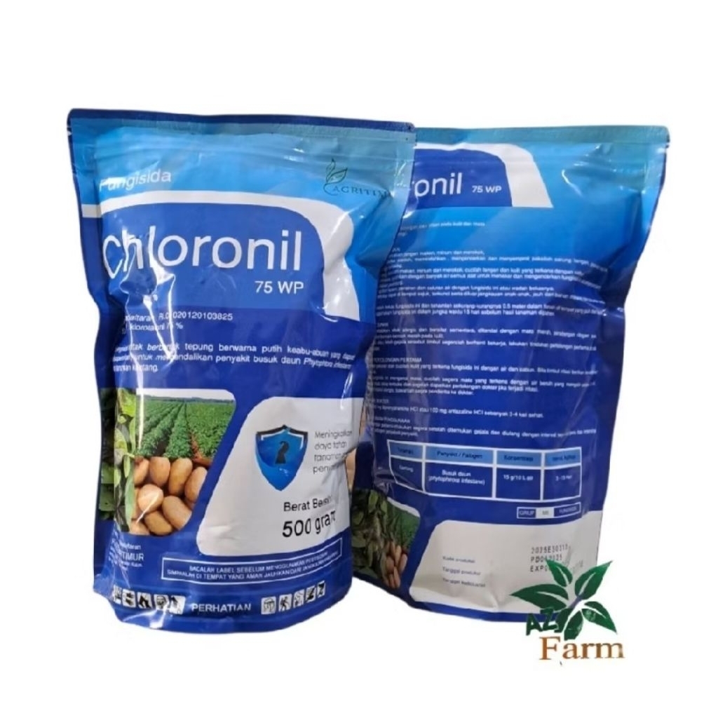 fungisida Chloronil 75 wp 1000 gram original