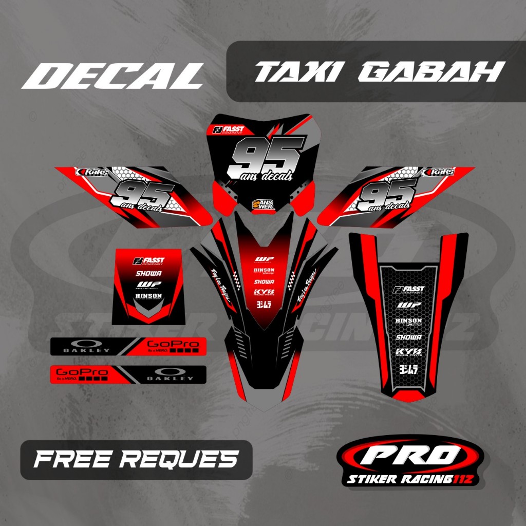 DECAL OJEK GABAH DECAL TAXI GABAH DECAL ANGKUT GABAH FREE CUSTOM