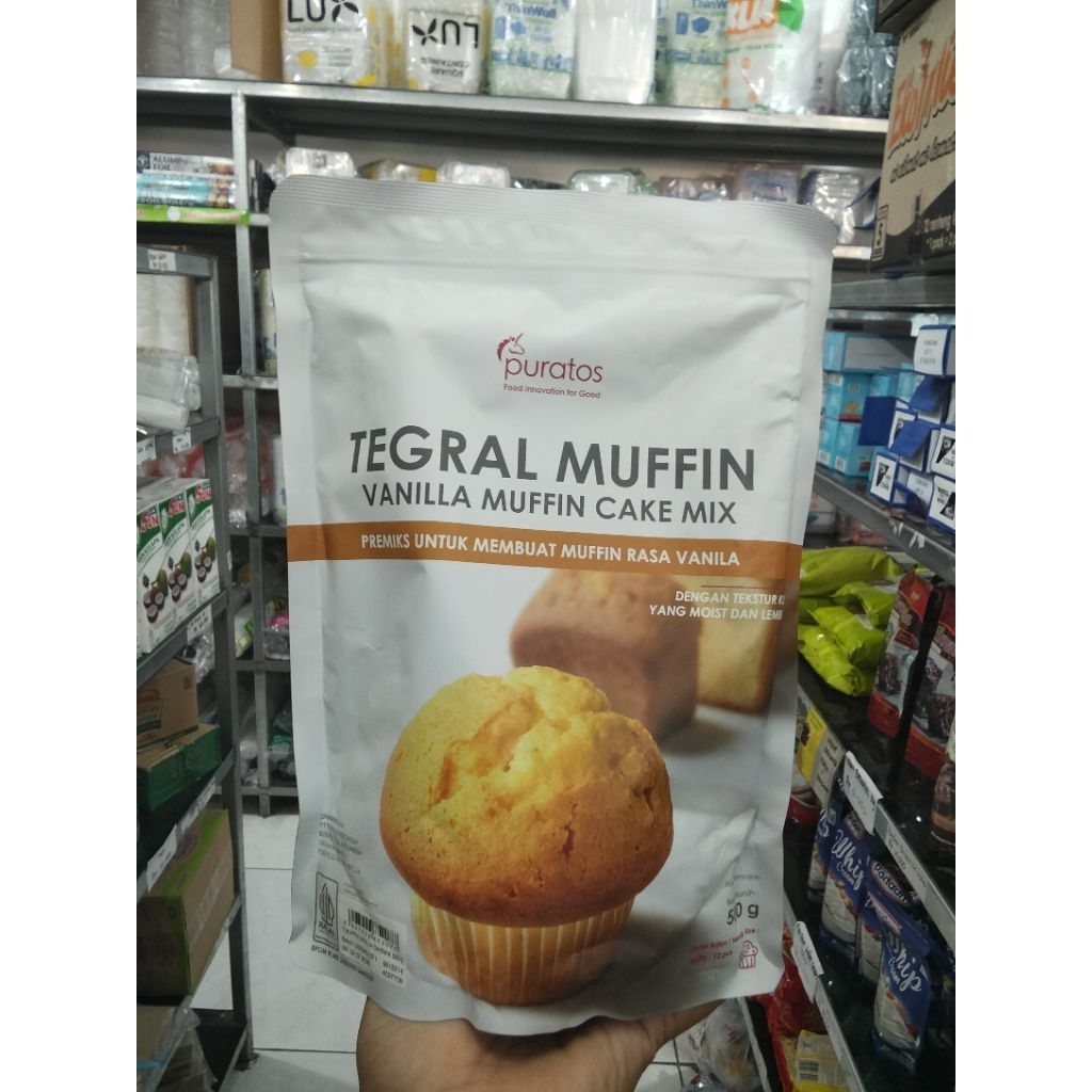 Puratos tegral muffin/ premiks muffin rasa vanilla 500gram