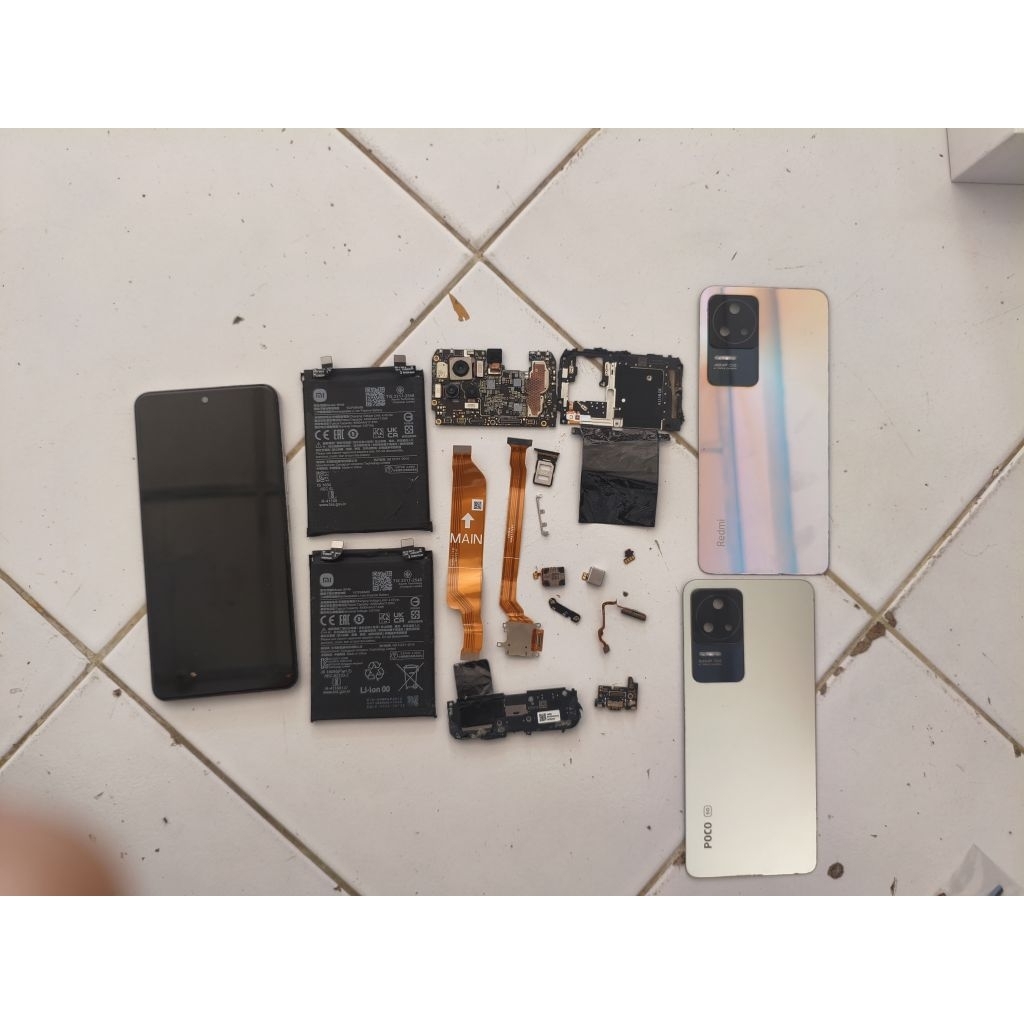 FLEKSIBEL LCD + SIM FLEKSI CAS POCO F4 5G ORIGINAL COPOTAN