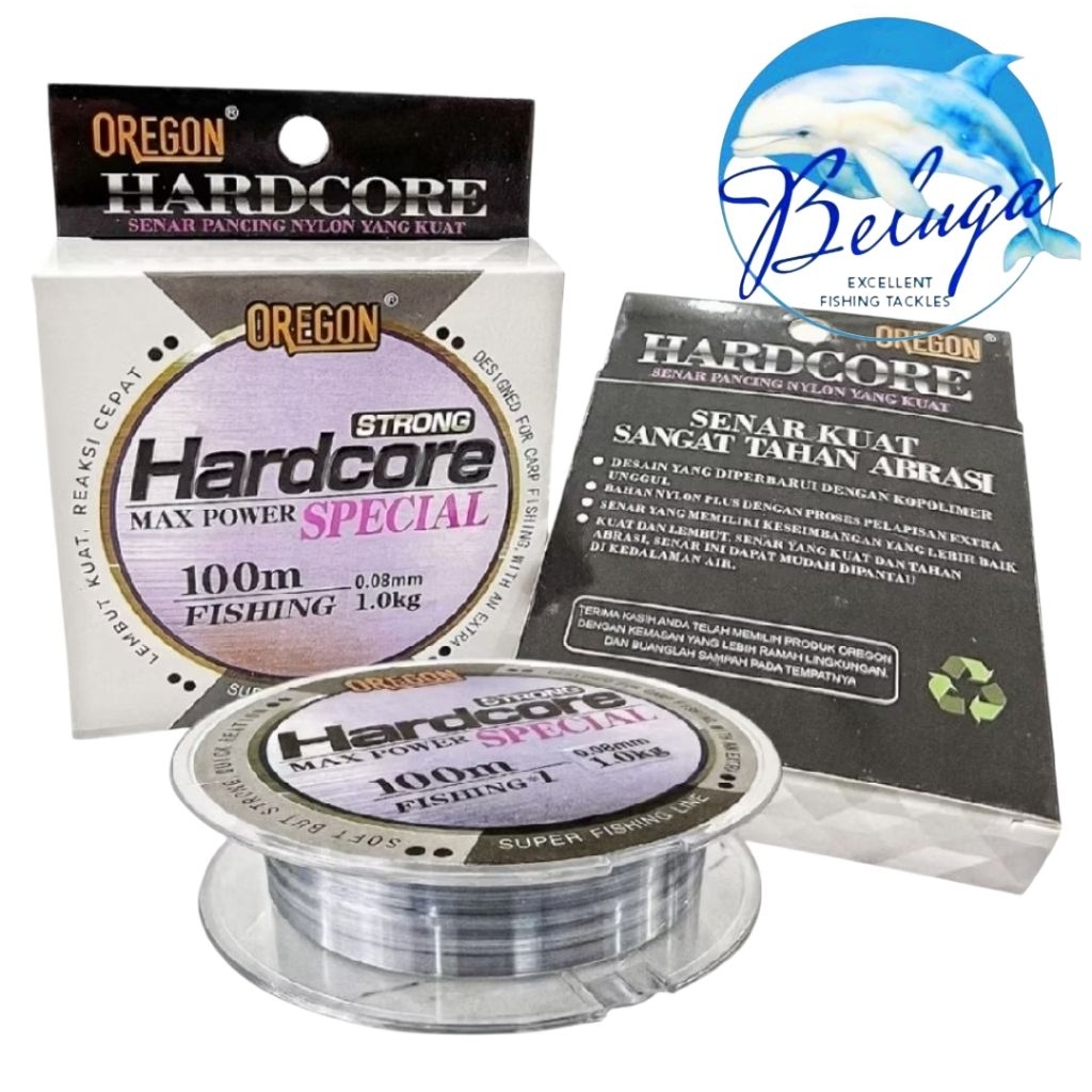 [ GROSIR ] Senar Pancing OREGON HARDCORE | Size : 0.06mm - 0.30mm