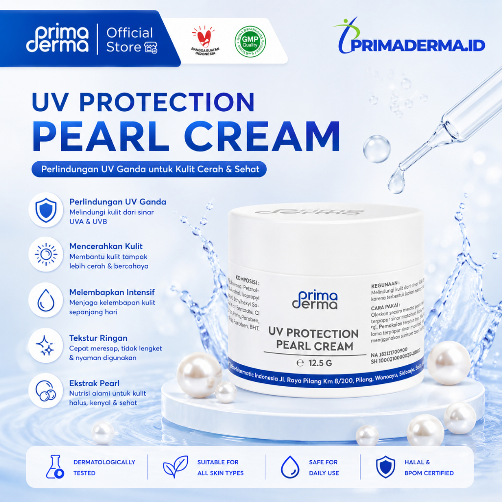 Primaderma UV Protection Pearl Cream (12.5 gr)