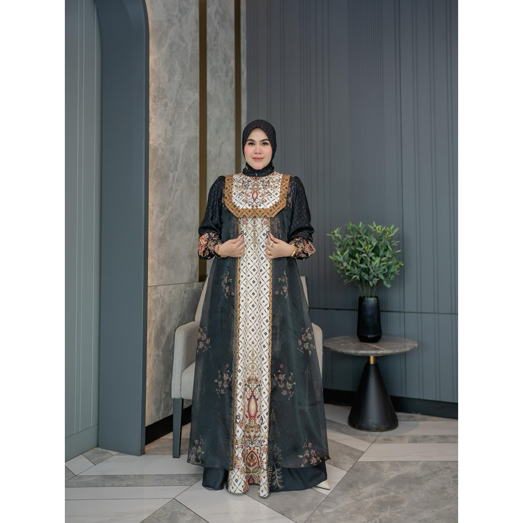 Gamis Syari Terbaru Syahira Series By Azzahra Syari / Gamis Syari Cantik / Gamis Syari Premium