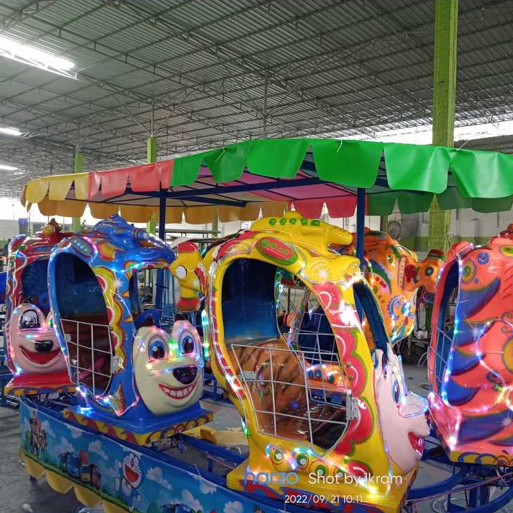 Odong-Odong Kereta Panggung Anak Helikopter – Favorit Anak & Cepat Balik Modal