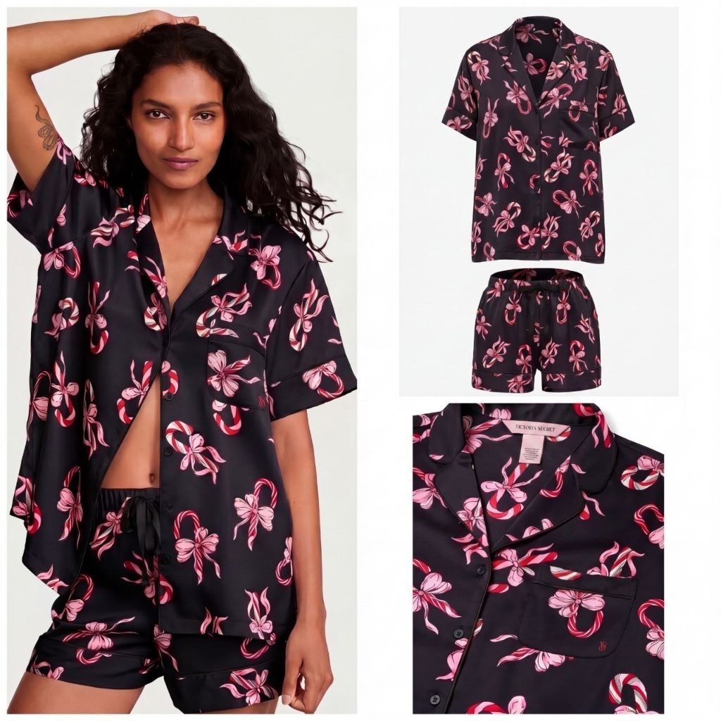 pajamas 1 set baju tidur wanita victoria** secret original