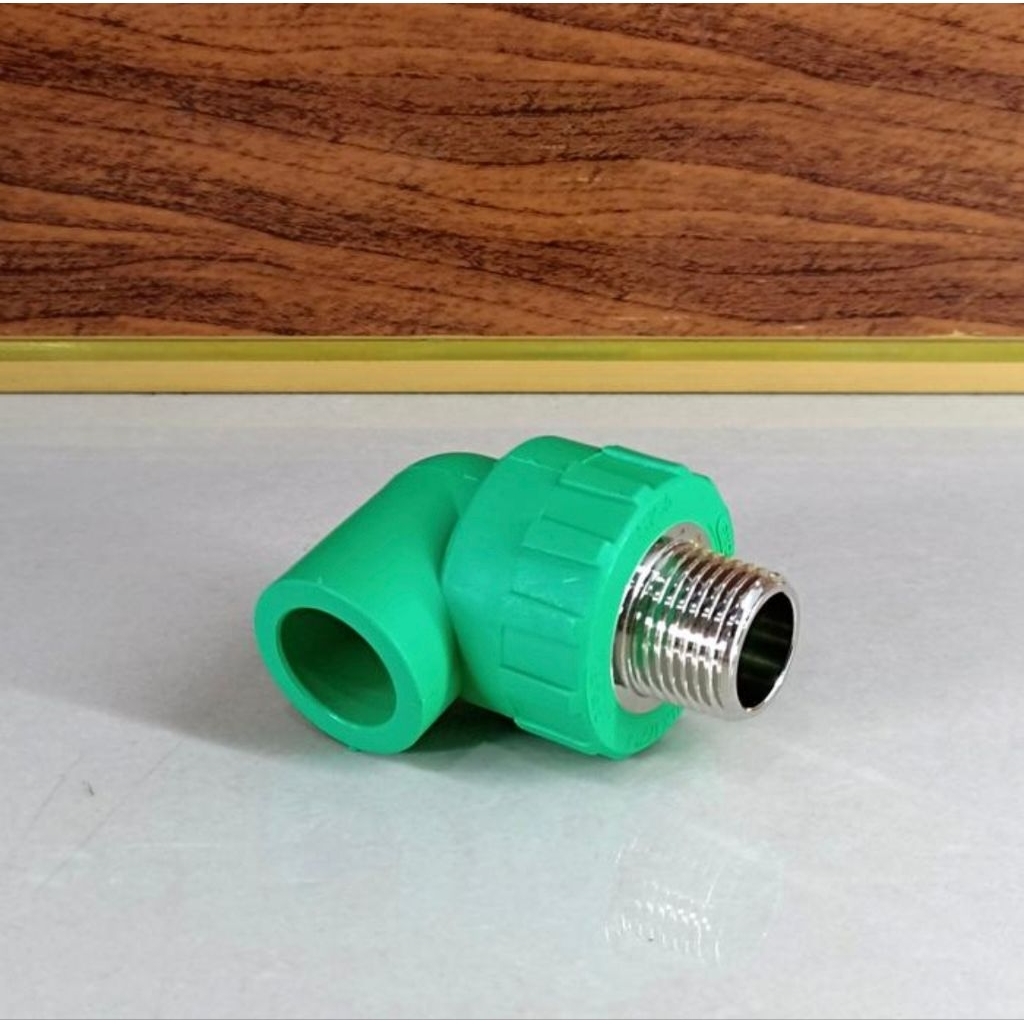Knie Drat Luar PPR 1inch / KDL PPR 1inch / Elbow Male Thread PPR  DN32