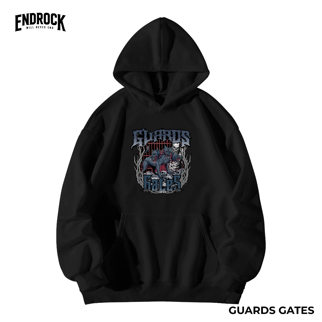 Jaket Hoodie Original Endrock Tema "GUARDS GATES" | Jacket Endrock | Jaket Unisex | Jaket Murah Endr