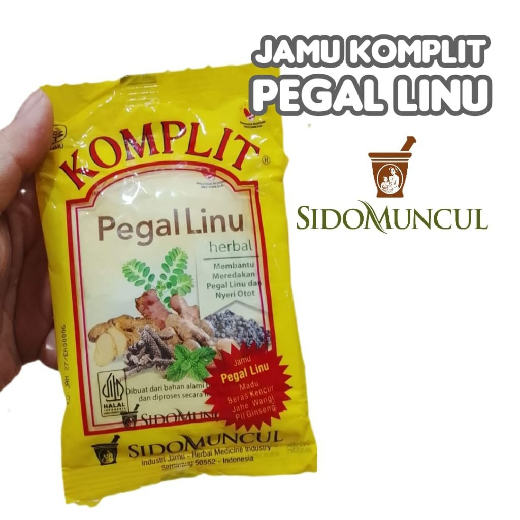 Jamu Komplit Pegal Linu Beras Kencur Ginseng Sidomuncul