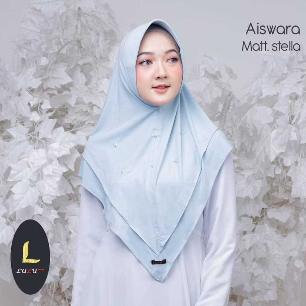 Hijab Lulu Bergo - Jilbab Bergo Jersey - Hijab Jersey Lulu Aiswara