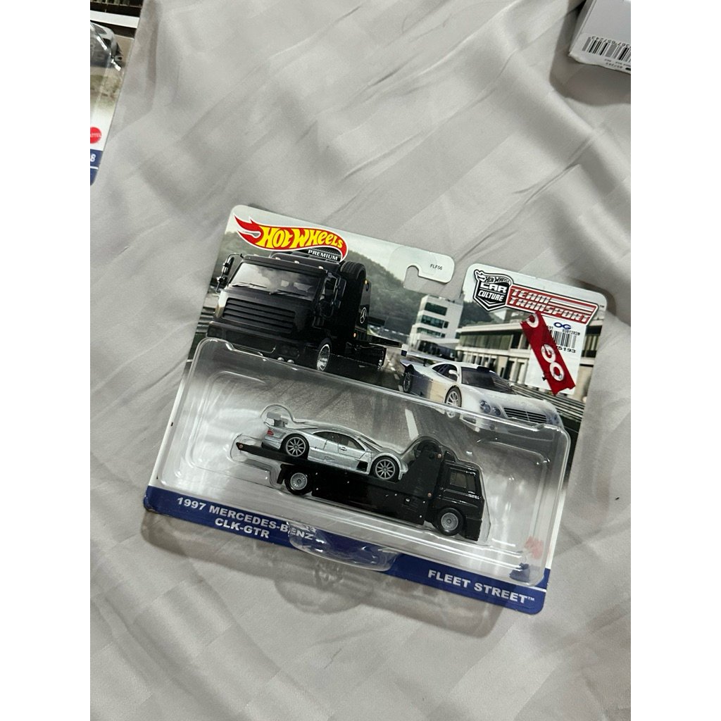hotwheels team transport mercedes clk gtr hot item