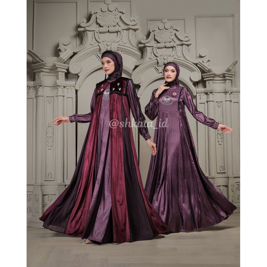 Premium Illina series by shkata gamis kerudung