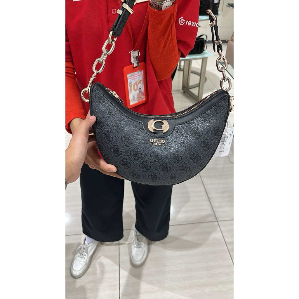 ORLINA TOP ZIP SHOLDER BAG HOBO - TAS GUESS ORIGINAL WANITA