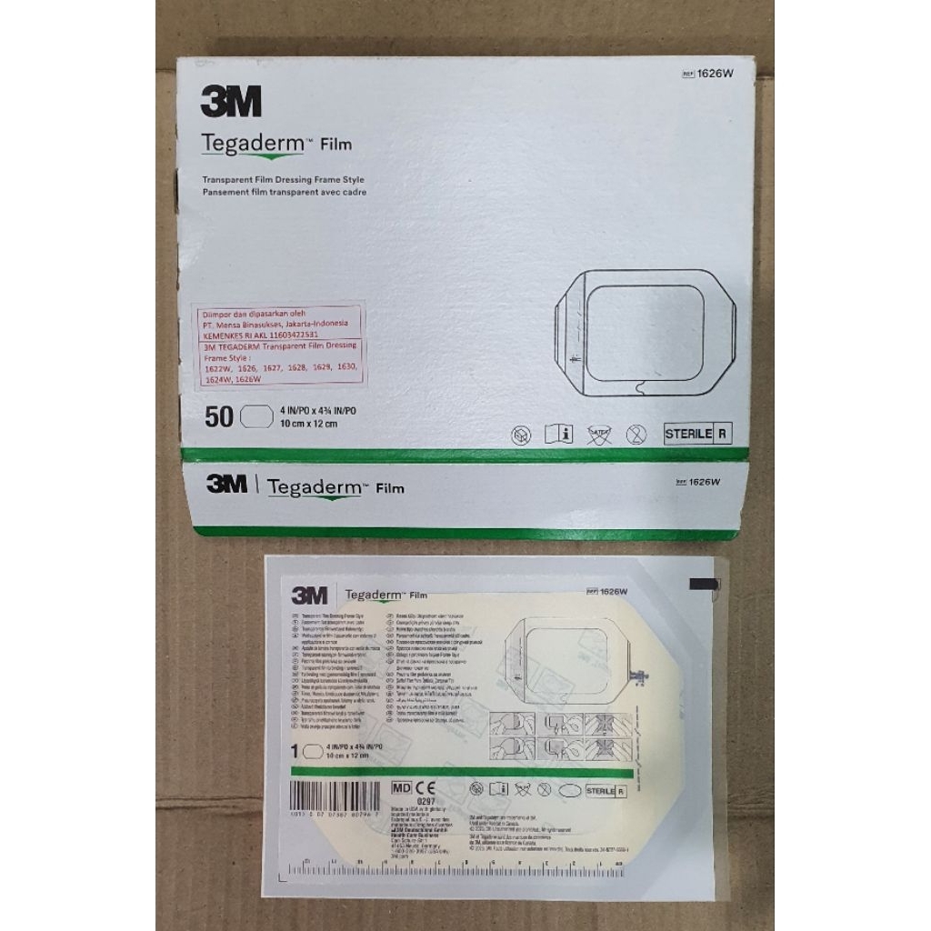 Tegaderm Film 1626 | 3M Tegaderm Film 1626 (10 x 12 cm)