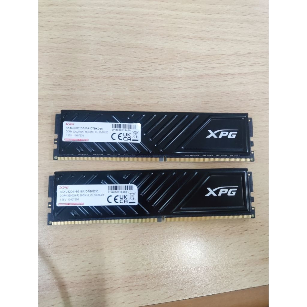 RAM DDR4 32GB kit (16x2) 3200mhz