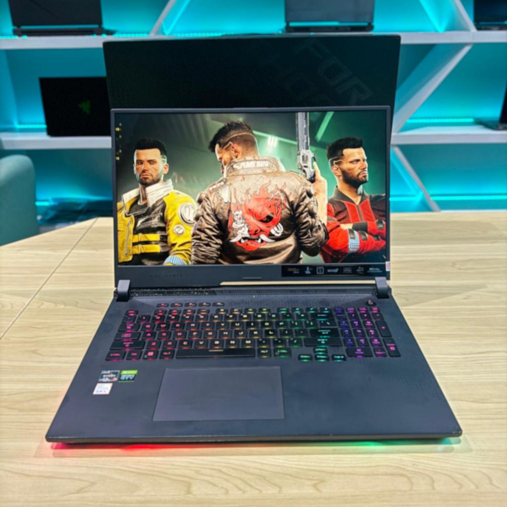Laptop Gaming Asus ROG Strix G17 G713RM Ryzen 7 6800H RTX 3060 16GB/512GB Layar 360Hz