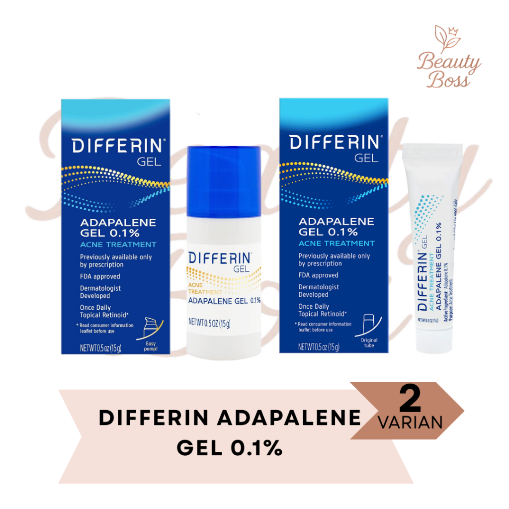 Differin Adaplene Acne Treatment Krim Obat Jerawat Gel 0.1%