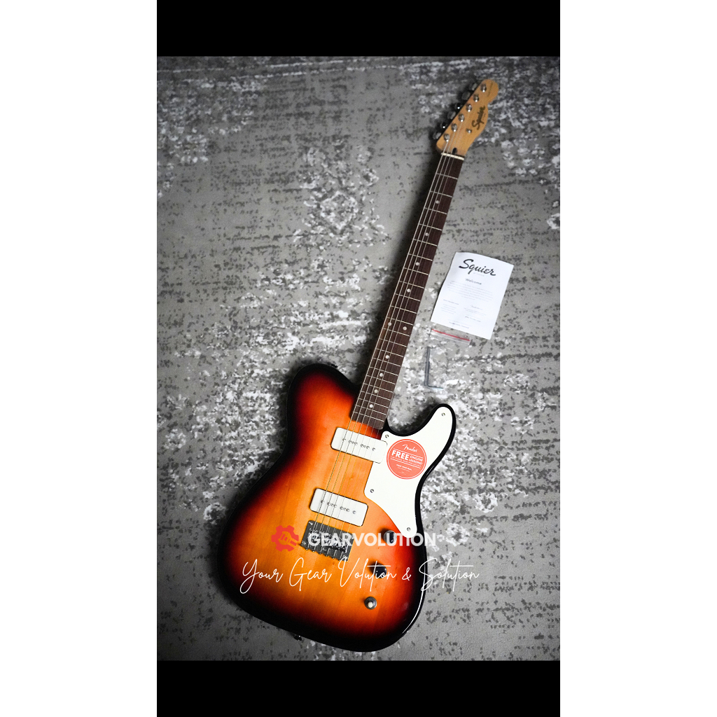 Squier Paranormal Baritone Cabronita Telecaster 3-Tone Sunburst