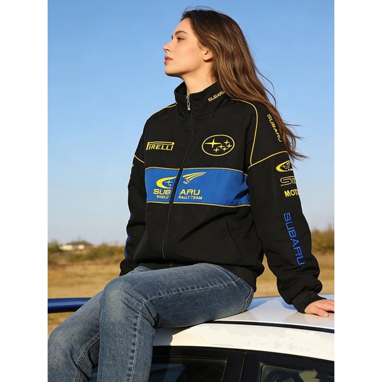 SUNSHY Subaru F1 Jaket Wanita Long Sleeve Hitam Badminton Jacket Sepeda Gunung Premium Waterproof Co