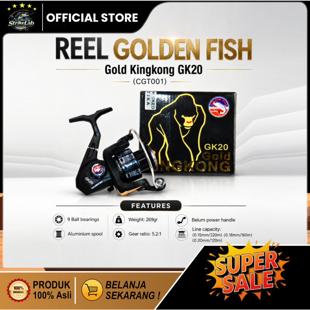 REEL GOLDEN FISH GOLD KINGKONG
