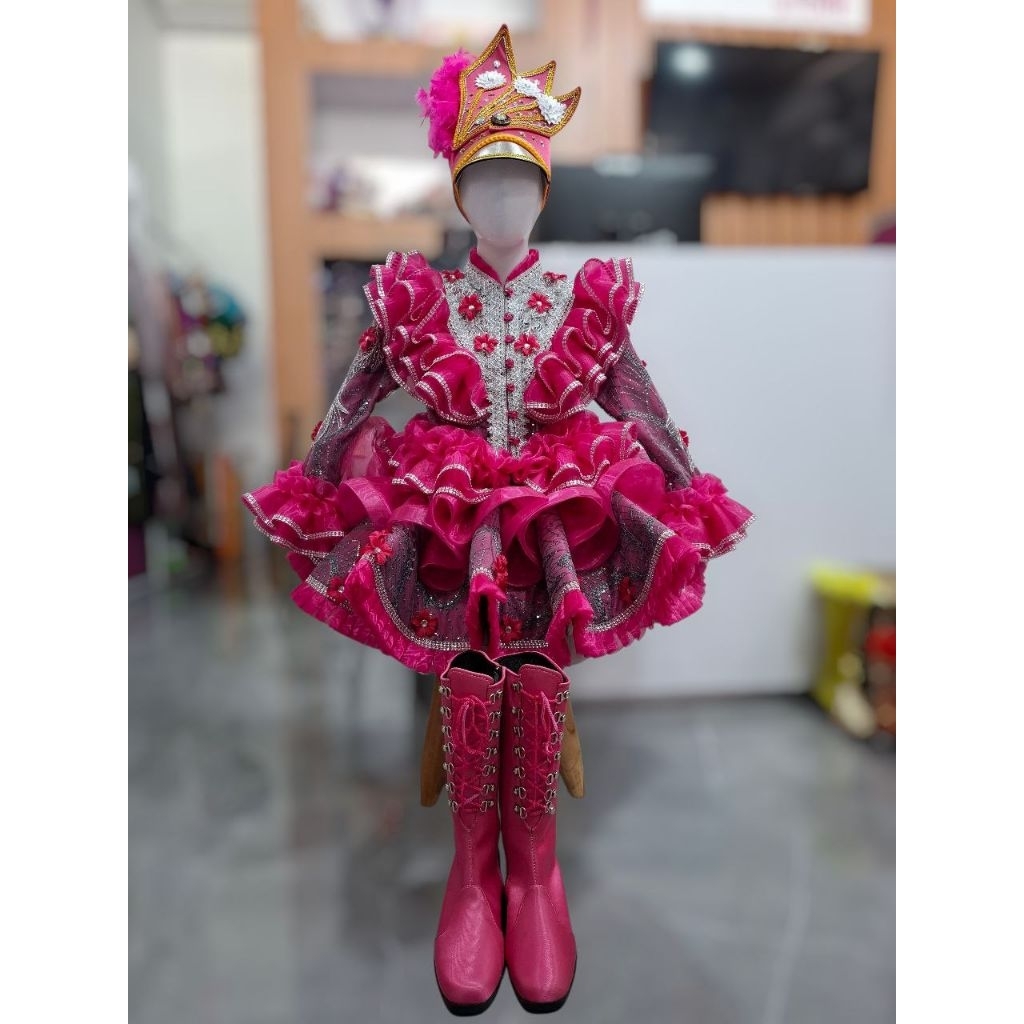 Baju Mayoret Pink Fanta Kupu-Kupu/Kostum Mayoret Cewe Terbaru