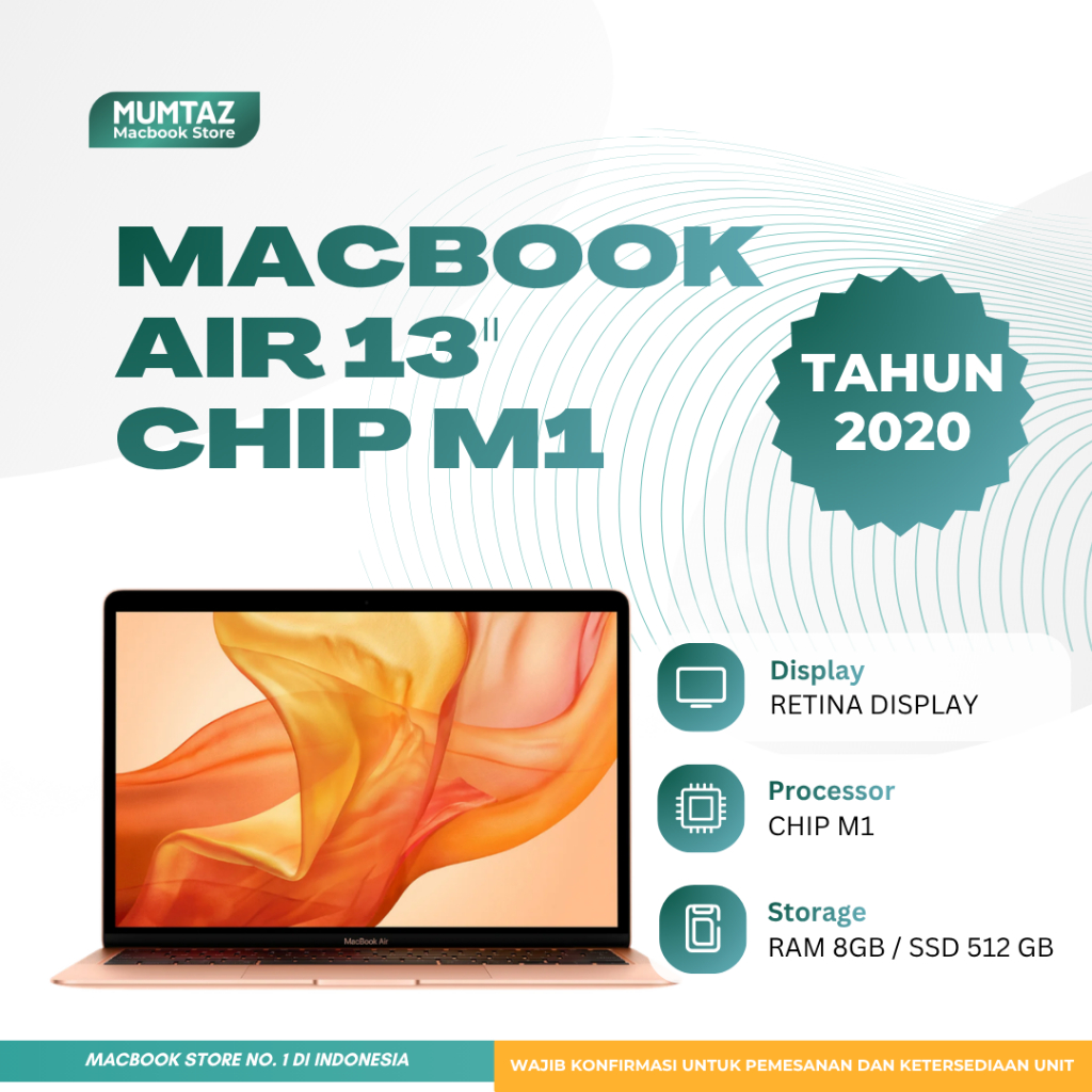 MACBOOK AIR RETINA 13" 2020 M1