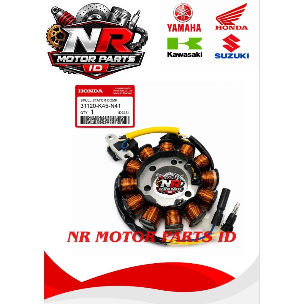 SPULL STATOR COMP HONDA CBR 150R LED 31120-K45-N41 THAILAND