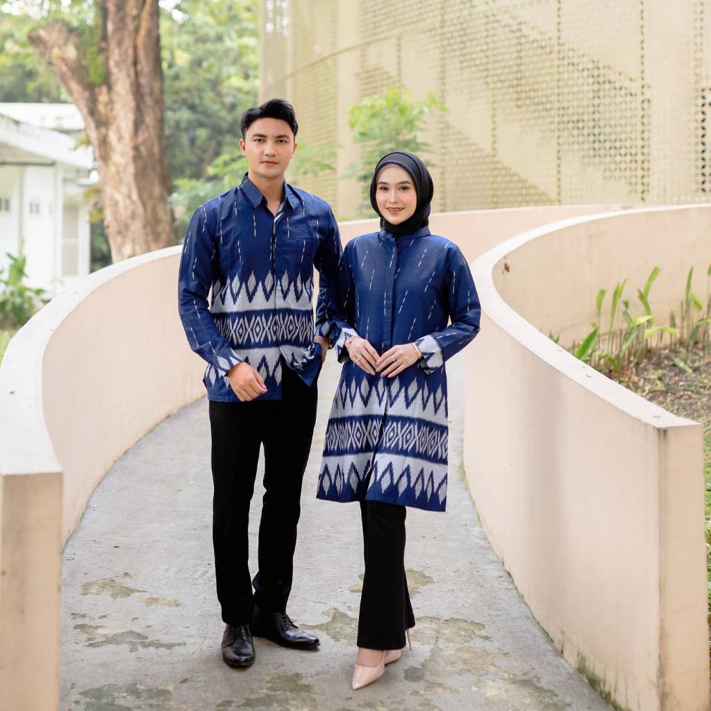 Benang Raja Batik Couple Katun Bam Songket Toraja ( SARIMBIT DAPAT DIBELI TERPISAH )