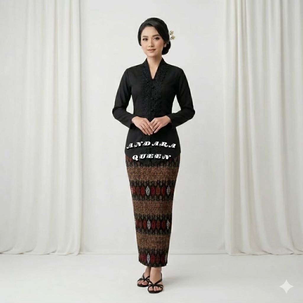 andaraqueen8 Kebaya Encim Modern Renda Senada Katun Micro Premium