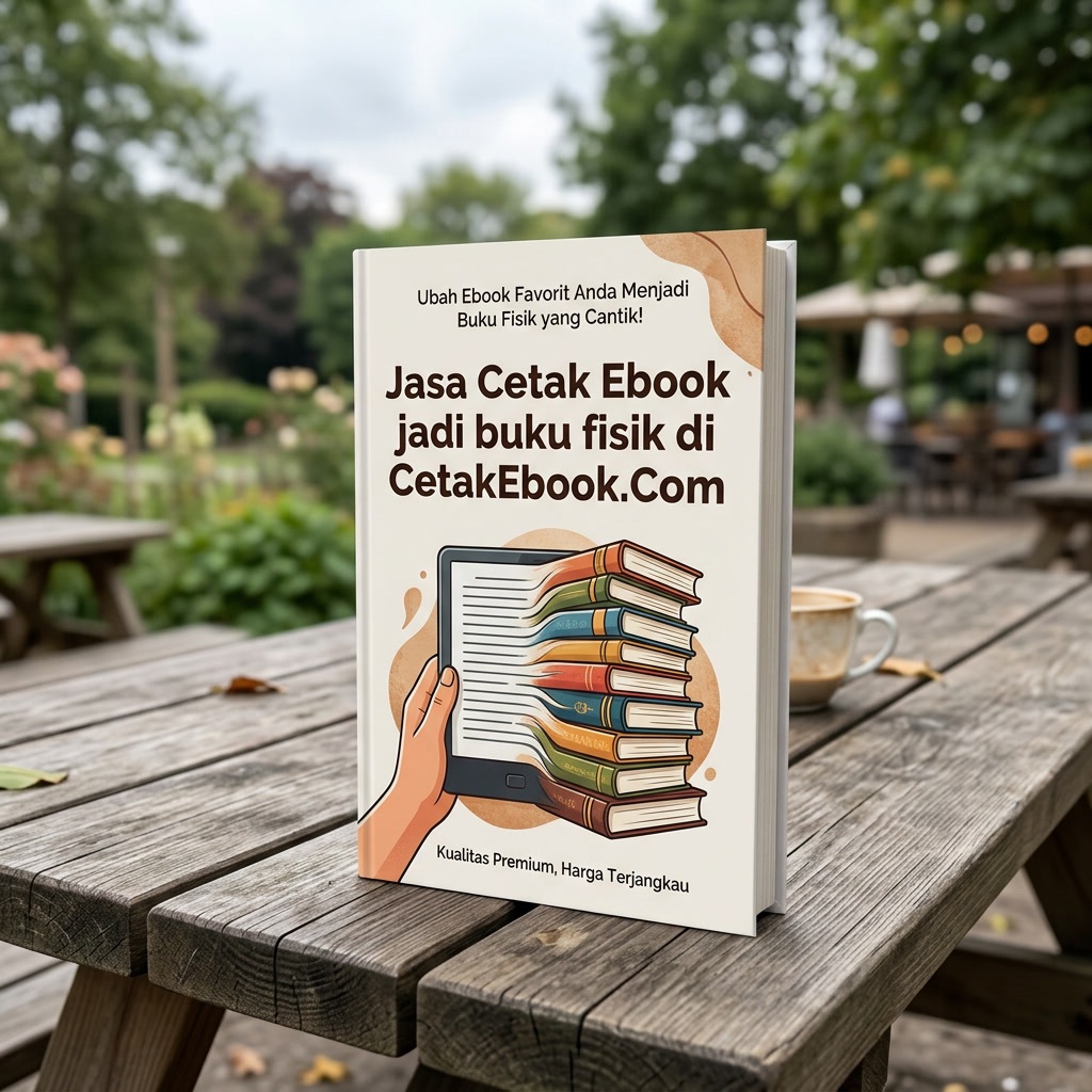 Jasa Print Cetak Ebook menjadi Buku ( ebook diprint dan dijilid )