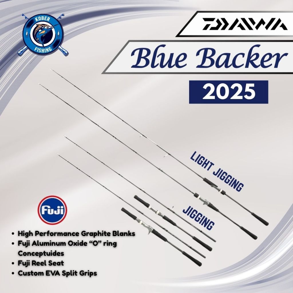 JORAN SPINNING / OVERHEAD DAIWA BLUE BACKER 2025