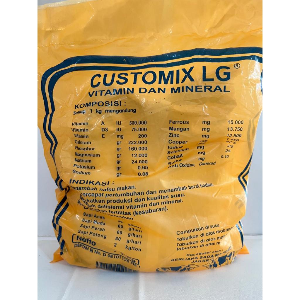 CUSTOMIX LG PREMIX SAPI || Vitamin Dan Mineral Sapi