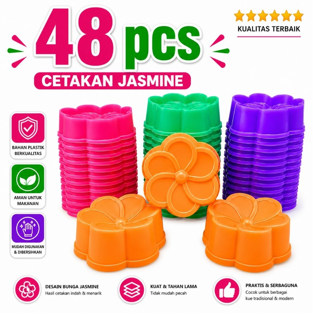 cetakan kue jasmine merk kh / cetakan kue putu ayu