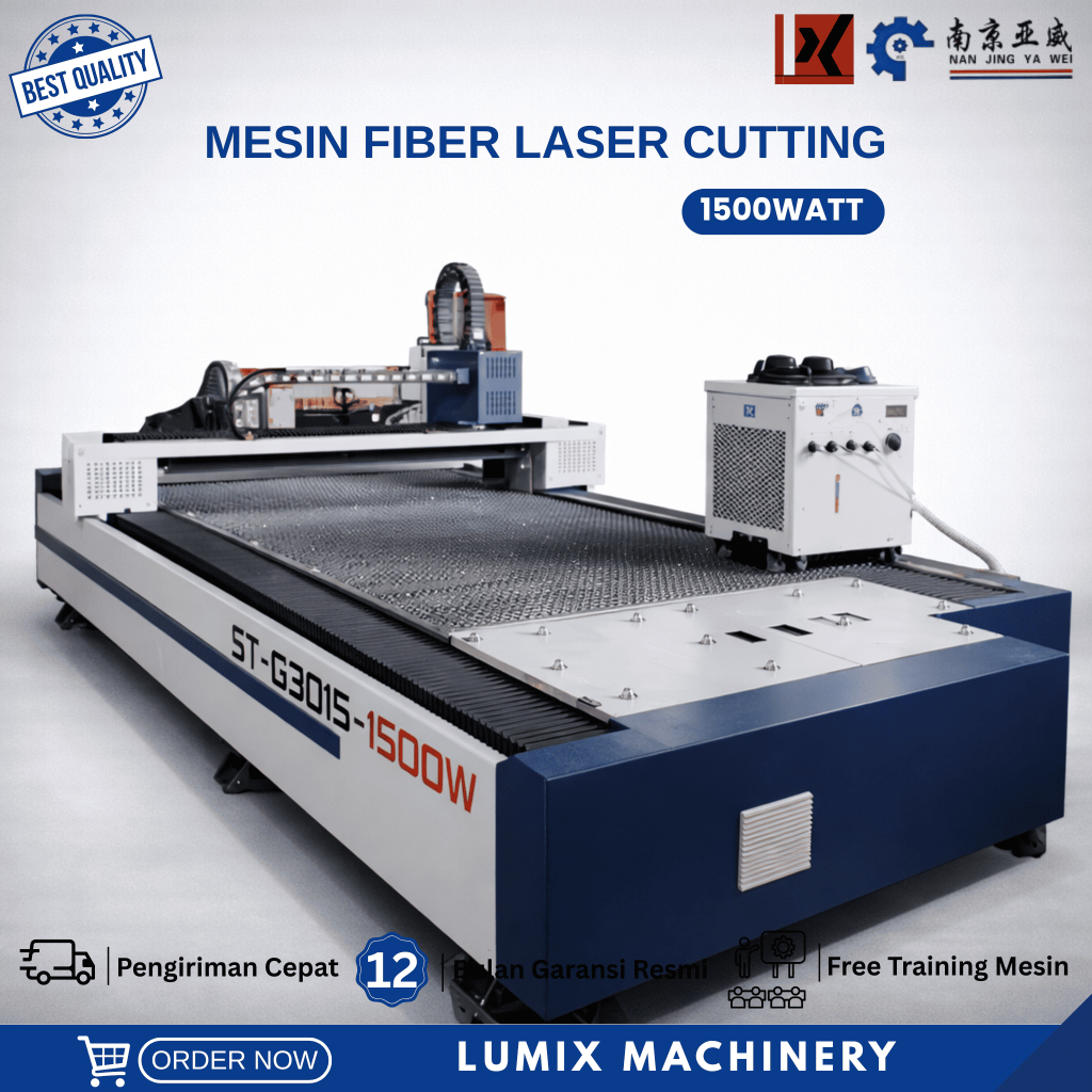 Mesin Fiber Laser Cutting 1500 watt | Mesin Laser potong plat 15Kw | Fiber laser cutting machine | N
