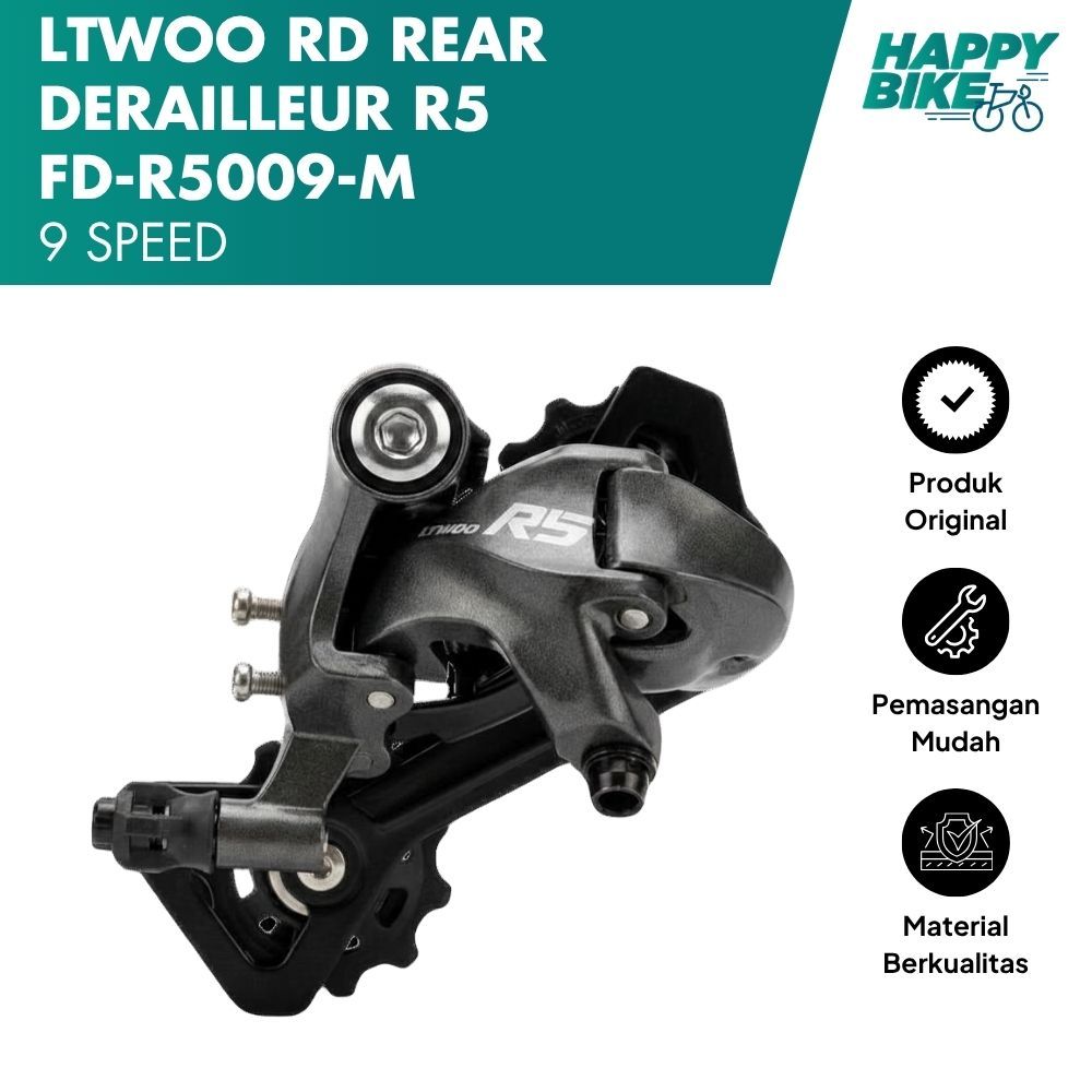 LTWOO RD Rear Derailleur R5 2x9 Speed FD-5009-M Sepeda
