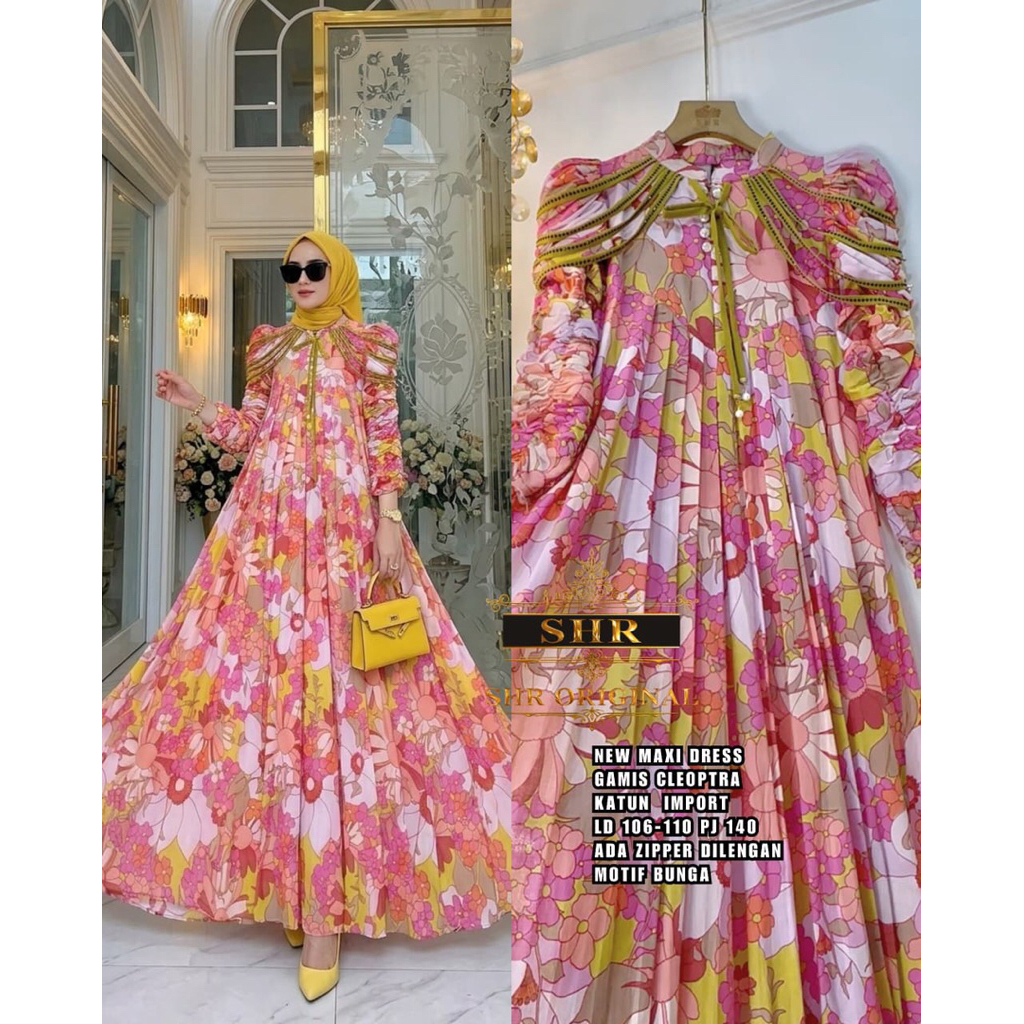 SHR ORI MAXI GAMIS KATUN BKK CLEOPATRA FLOWERS